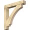 Ekena Millwork Imperial Block Rough Sawn Bracket w/ Offset Brace, Douglas Fir, 8"W x 48"D x 48"H BKT0806X48X48IMP05RDF - alternate 1